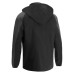 ELBRUS FULL LENGTH ZIP RAINJACKET BLK/DGRY